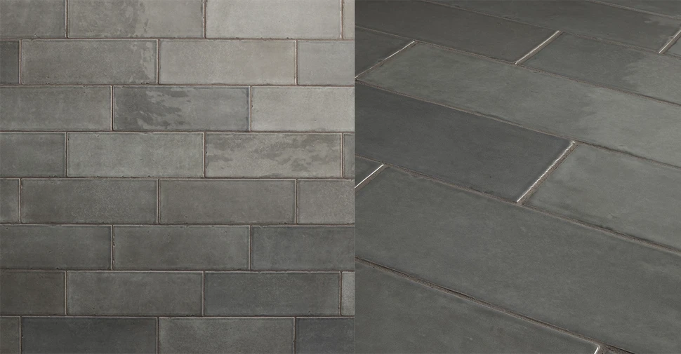 Bristol Elko - Charcoal Glossy | Glazed Porcelain