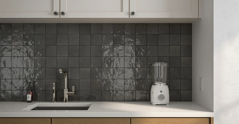 Bristol Elko - Charcoal Glossy | Glazed Porcelain