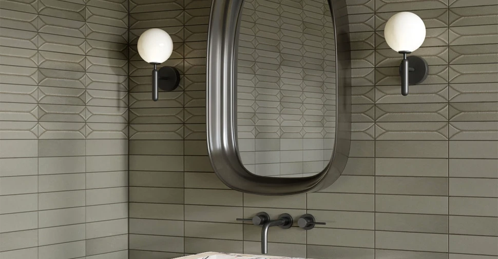 Bristol Dillon - Olive Deco Glossy | Glazed Porcelain