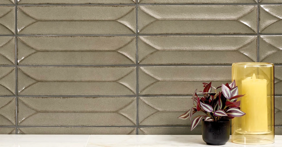 Bristol Dillon - Olive Deco Glossy | Glazed Porcelain