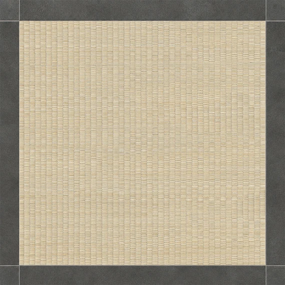 Vista Lotus - Graphite Inset Matte | Glazed Porcelain