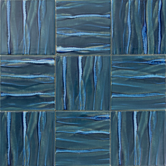 Aikon Kenta - Teal Satin | Glazed Porcelain