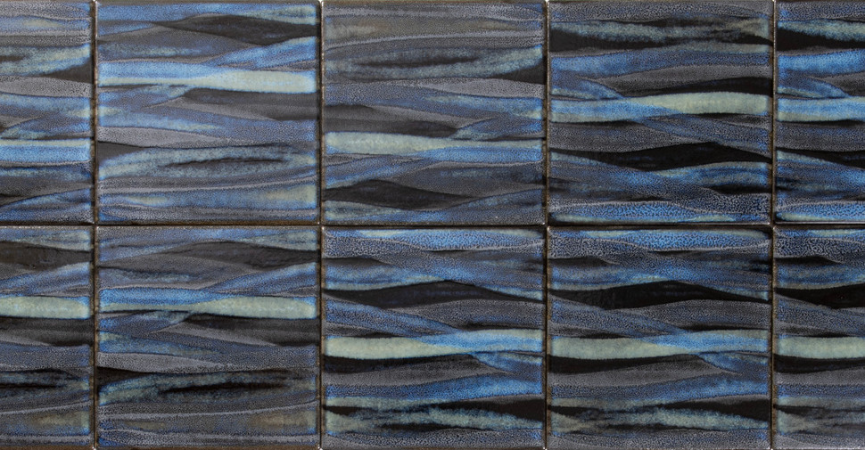 Aikon Kenta - Grey Blue Satin | Glazed Porcelain