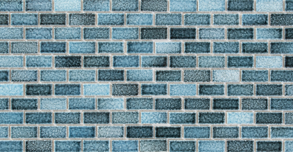 Aikon Emiko - Steel Blue Mix Glossy | Glazed Porcelain