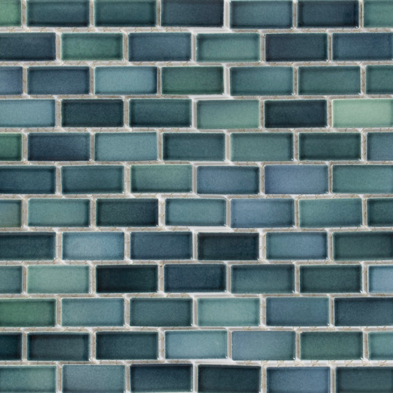 Aikon Emiko - Teal Mix Glossy | Glazed Porcelain