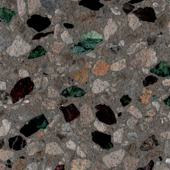 Aggregato Terrazzo - Boulder Bush Hammered