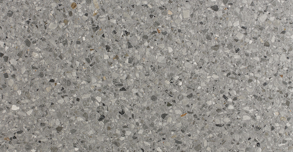 Aggregato Terrazzo - Dark Grey Brushed