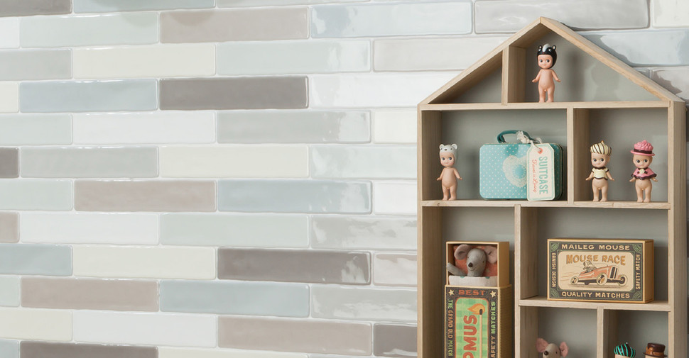 Cev Opaque Brick - Sea Foam Glossy