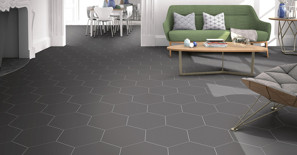 Balanza Floor Hex - Black Matte