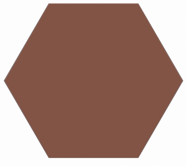 Balanza Floor Hex - Brown Matte