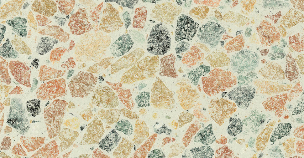 Gemma Marmo Terrazzo - Harvest Sandblasted