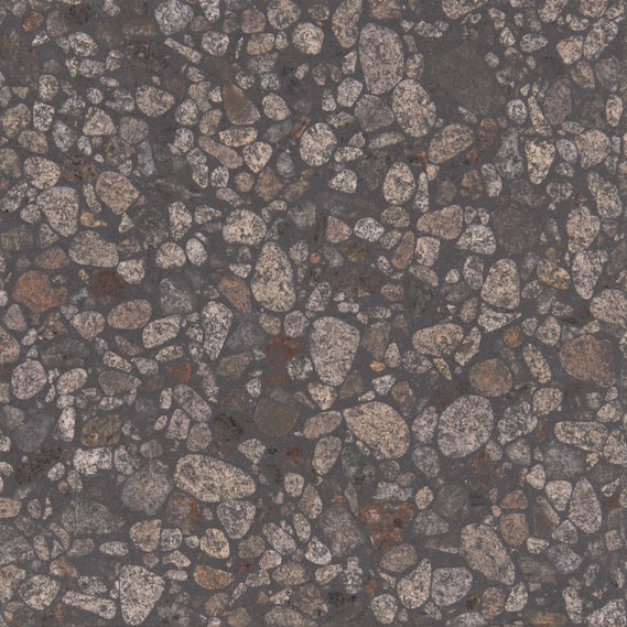 Gemma Nocciolo Terrazzo - Fjord Sandblasted