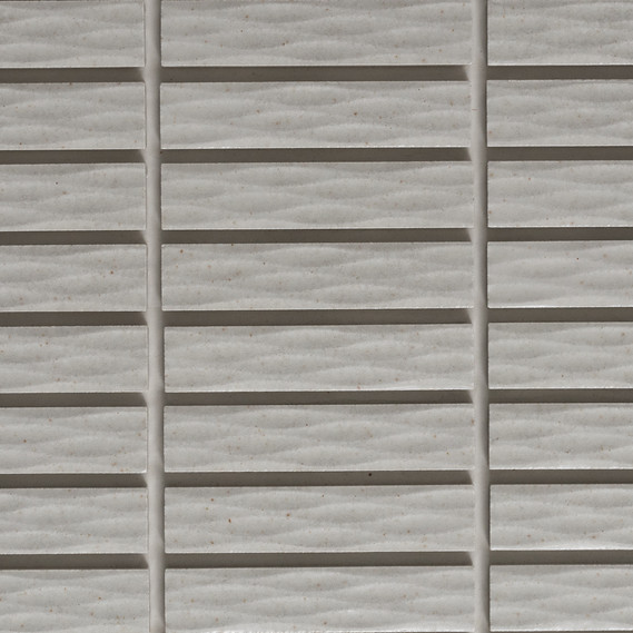 Umi Basic - Mottled White Wavy Glossy