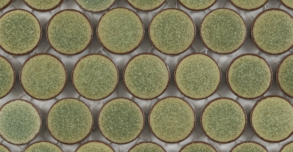 International Basic Glazed Penny - Patina Green Matte Glazed