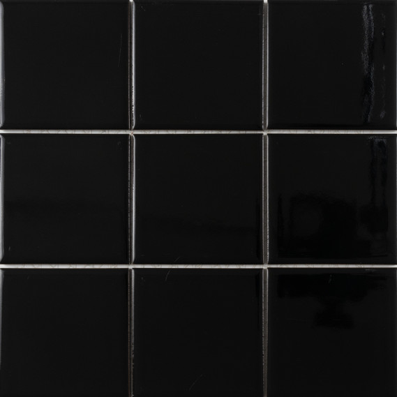 International Basic Glazed Square - Black Glossy
