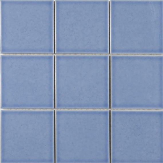 International Basic Glazed Square - Misty Deep Blue Glossy