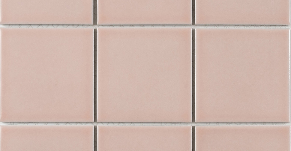 International Basic Glazed Square - Misty Pale Pink Glossy