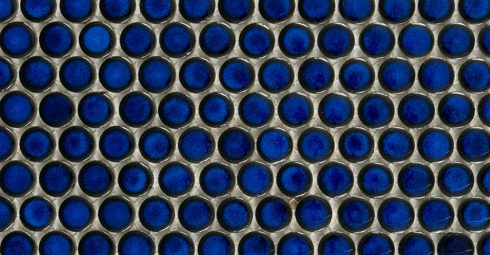 Atlantic Classic Glazed Round - Cobalt Glossy