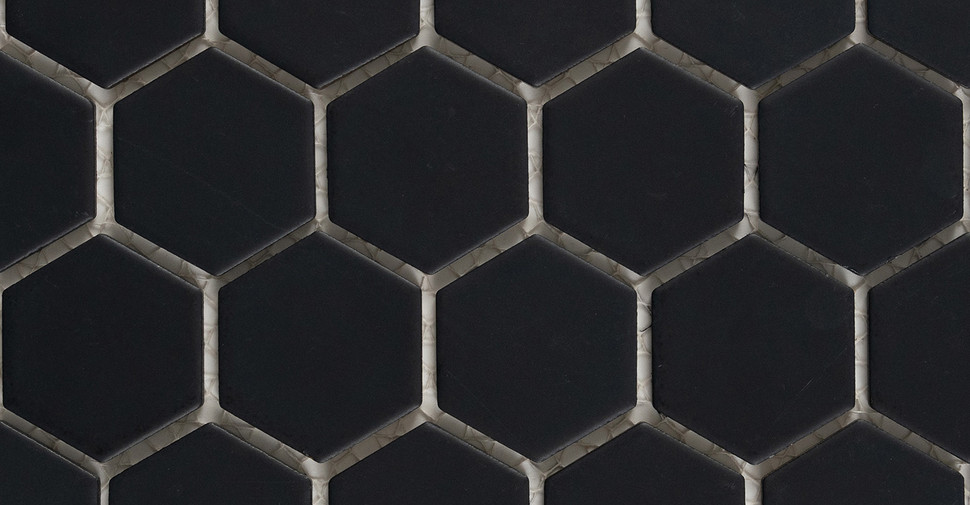 Atlantic Classic Glazed Hex - Black Matte