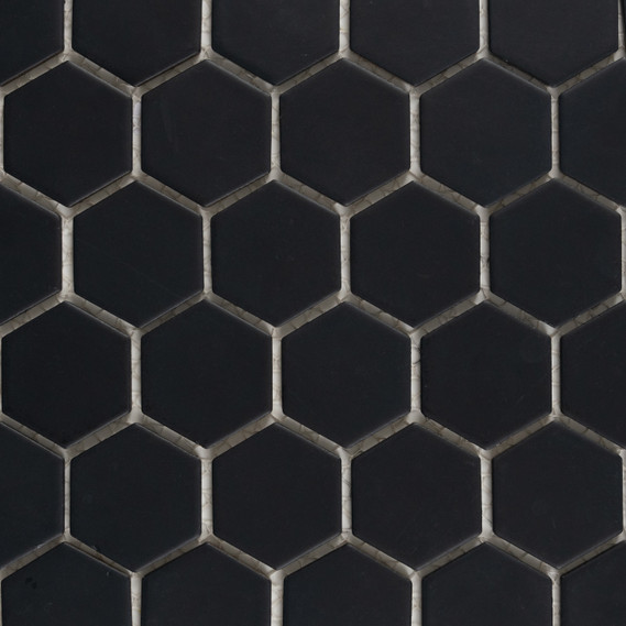 Atlantic Classic Glazed Hex - Black Matte