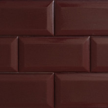 Madeira Beveled Wall - Wine Glossy