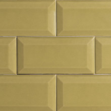 Madeira Beveled Wall - Olive Glossy