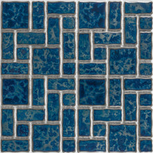 Atlantic Reflection Pool Tile - Pacific Blue Glossy