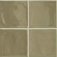 Hugo Gravar - Olive Glossy 4x4" Scored