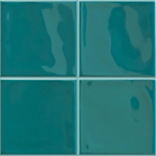 Hugo Gravar - Turquoise Glossy 4x4" Scored