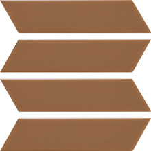 Ravenna Chevron - Clay Satin