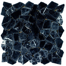 Eden Stone Mosaic - Smash Black Tumbled