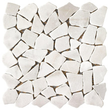 Eden Stone Mosaic - Smash White Tumbled