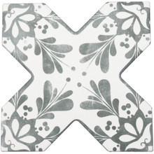 Cev Rhyme - Cross Floral Grey Matte