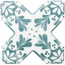 Cev Rhyme - Cross Floral Green Matte