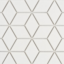 Atlantic Boxy - White Rhombus Matte