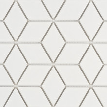 Atlantic Boxy - White Rhombus Matte