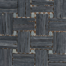 Mikado Stone Mosaic - Oxford Black Honed