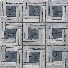 Mikado Stone Mosaic - Pinwheel Grey Honed