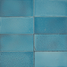 Magellan Fire Stone - Sky Blue Crackle