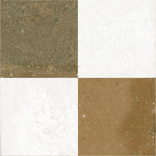 Gage Carbono - Terracotta Checkerboard Deco Multi-Finish