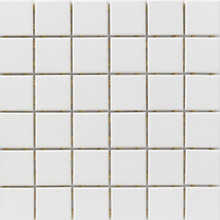 Eden Porcelain Mosaic - Snow White Unglazed