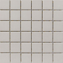 Eden Porcelain Mosaic - Tender Grey Unglazed