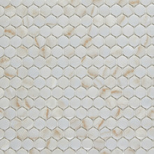 Avi Glass Marble Mosaics - Oro Pennyround Matte/Glossy