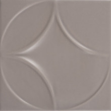 Hemlock Compass Relief - Taupe Matte