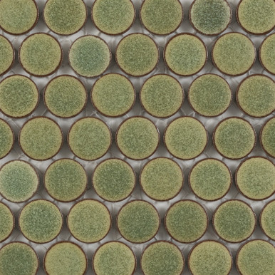 International Basic Glazed Penny - Patina Green Matte Glazed