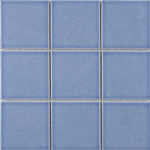 International Basic Glazed Square - Misty Deep Blue Glossy