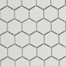 Atlantic Classic Glazed Hex - White Matte