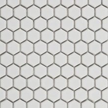 Atlantic Classic Glazed Hex - White Glossy