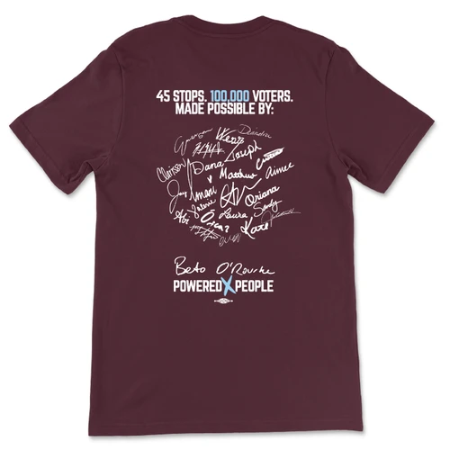 Crimson Tour (Unisex Burgundy Tee)