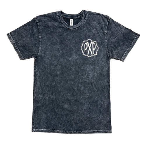 PxP The Work That Works (Unisex Black Mineral Wash Tee)